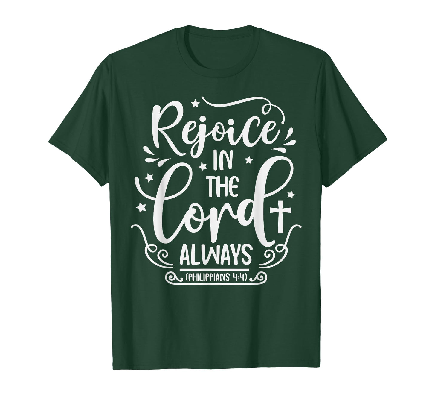 Rejoice In The Lord Always Bible Verse Pastor T-Shirt
