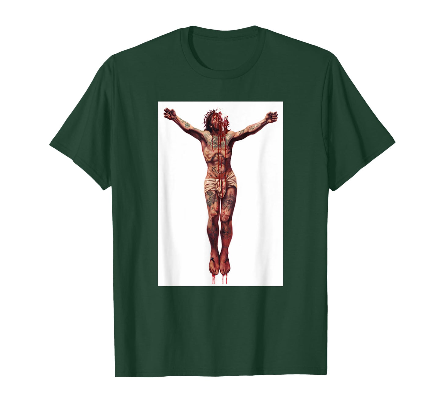Funny Horror Jesus Christ Crucifixion Christian T-Shirt