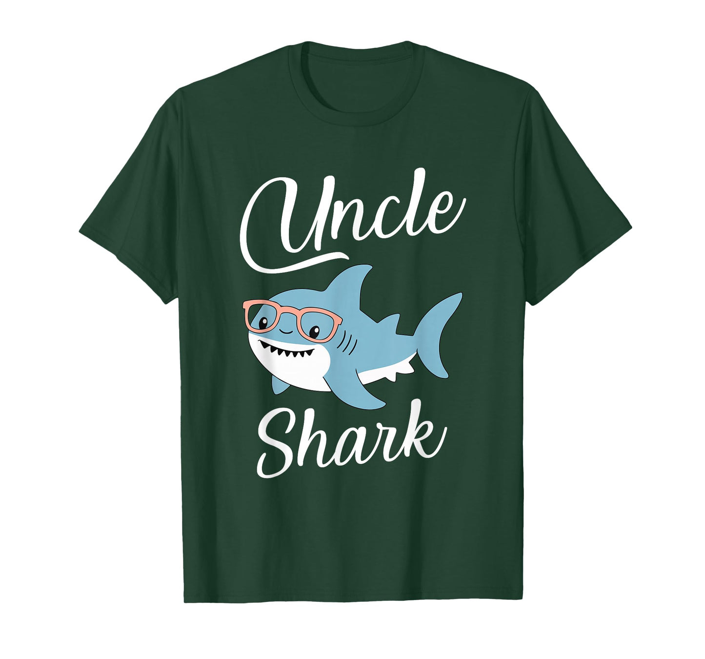 Uncle Shark Funny Matching Family Grandpa T-Shirt