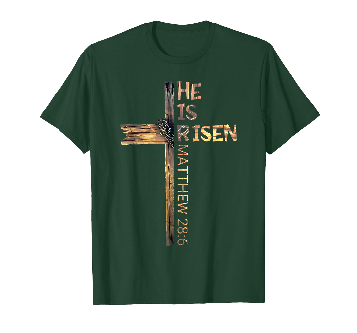 Easter Christian He Is Risen Sun Resurrection Men Women Kids T-Shirt
