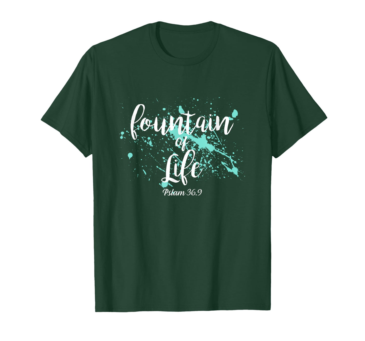 Firmly in faith through Jesus - Fountain of Life T-Shirt