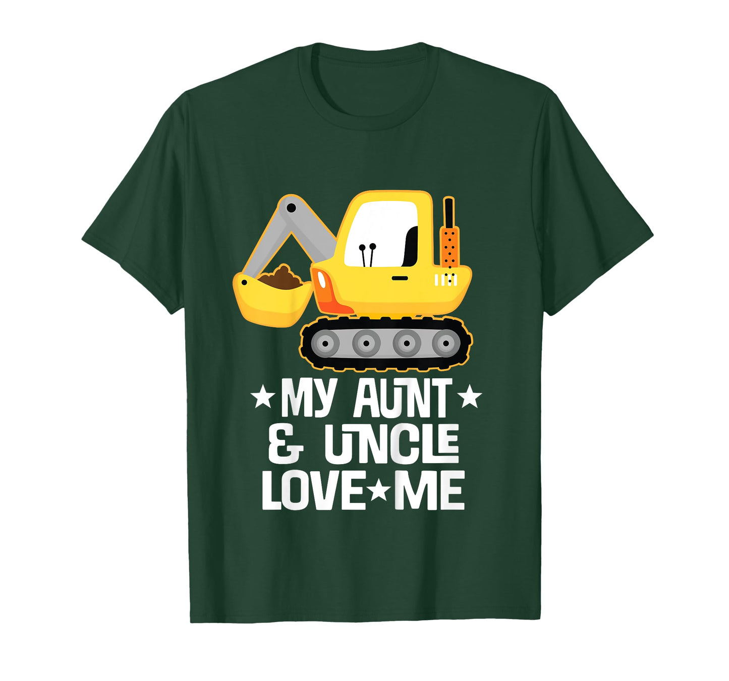 My Aunt And Uncle Love Me Construction Truck T-Shirt