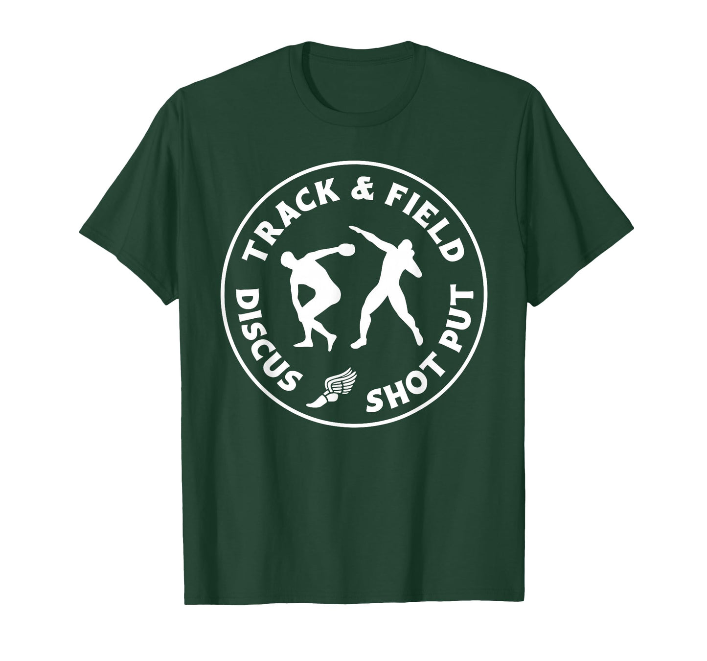 Track & Field, Shot Put, and Discus Funny design T-Shirt