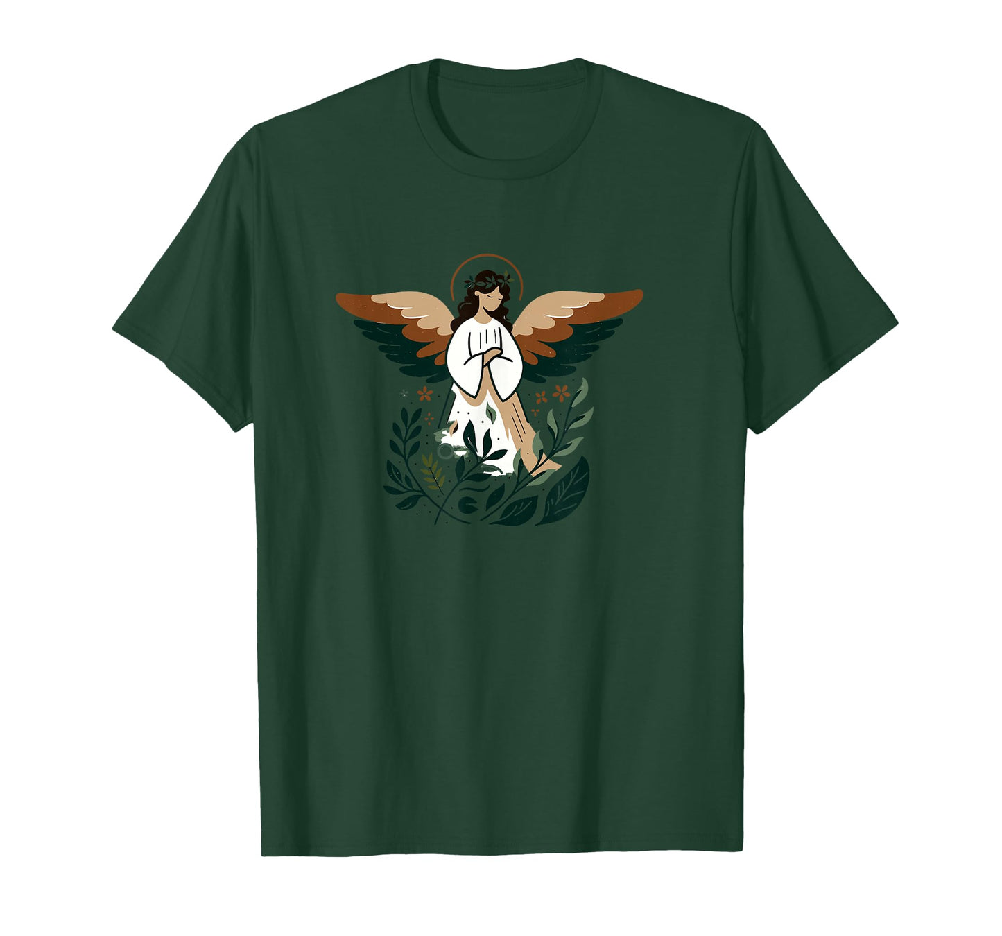 Minimalist Angel Nature Elements Spiritual Symbol T-Shirt
