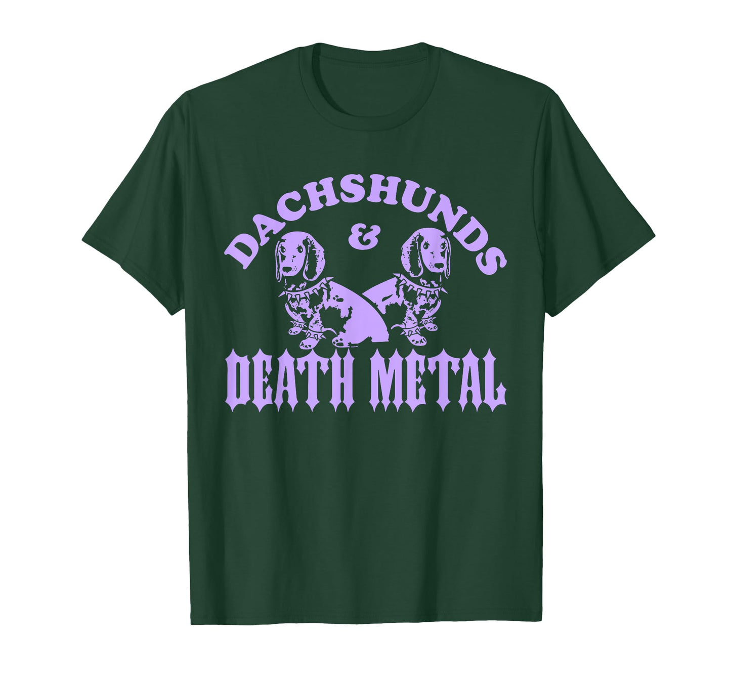 Dachshunds And Death Metal - Heavy Metal Music Lovers Dogs T-Shirt