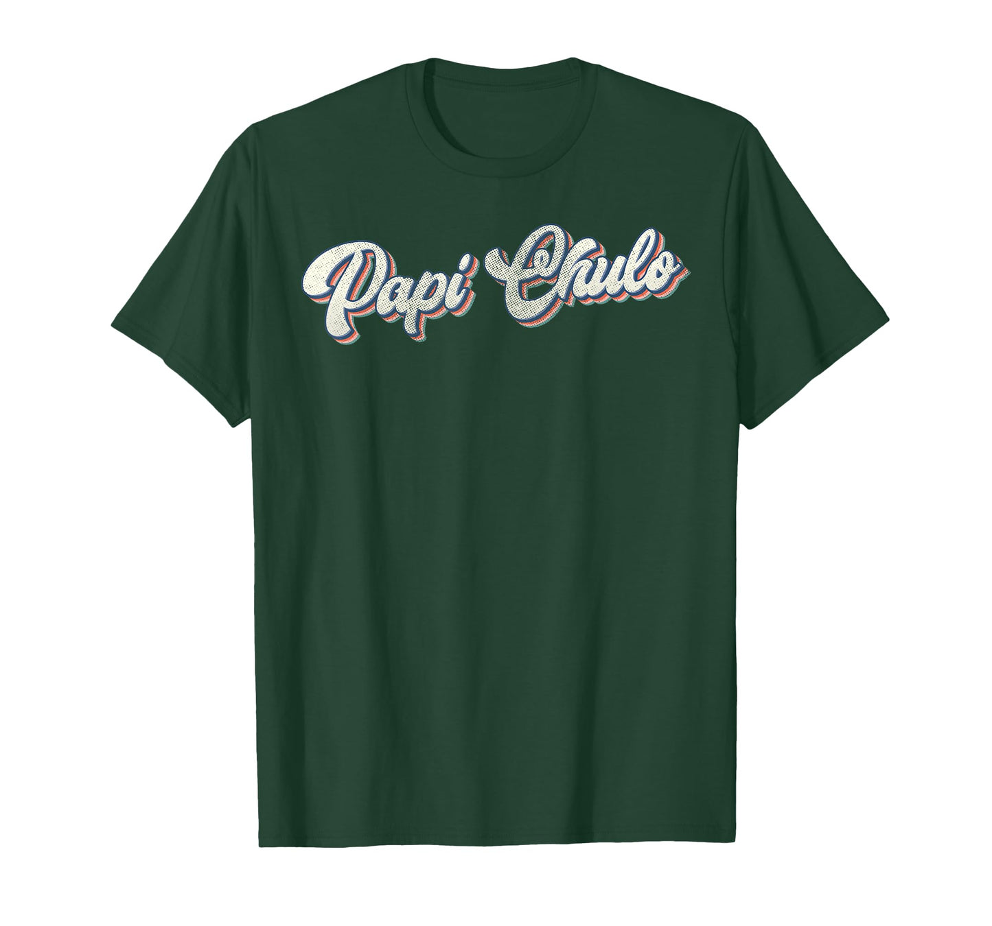 Father's Day Papi Chulo Spanish Father Grandfather Vintage T-Shirt