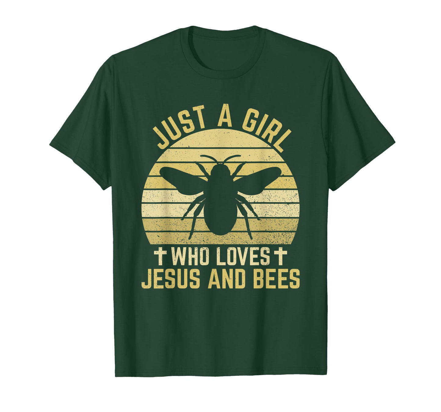 Jesus And Bees - Christian Girl And Women T-Shirt