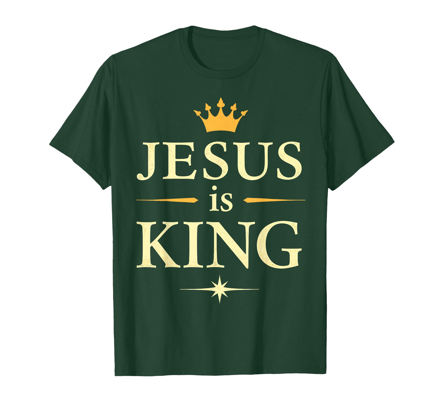 Jesus is King | Christian Faith Design T-Shirt