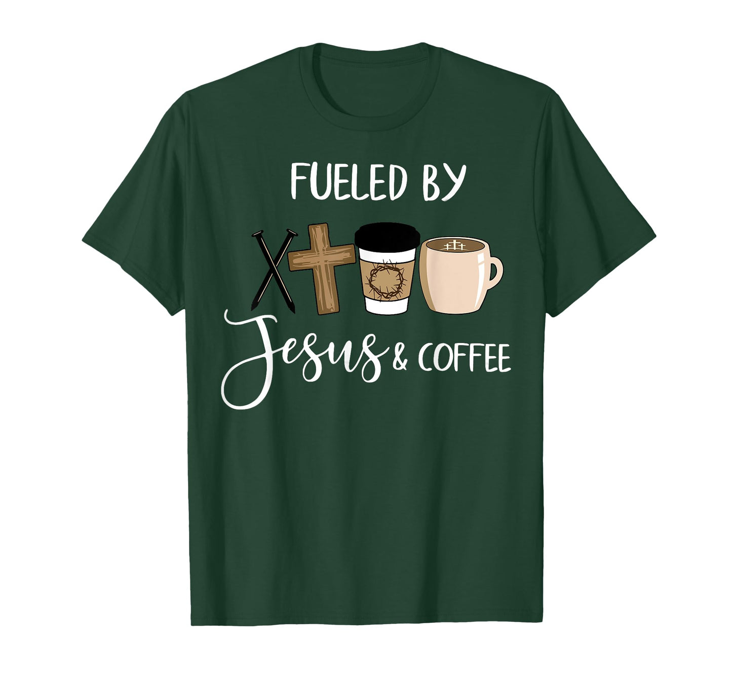 Fueled By Jesus Coffee T-Shirt