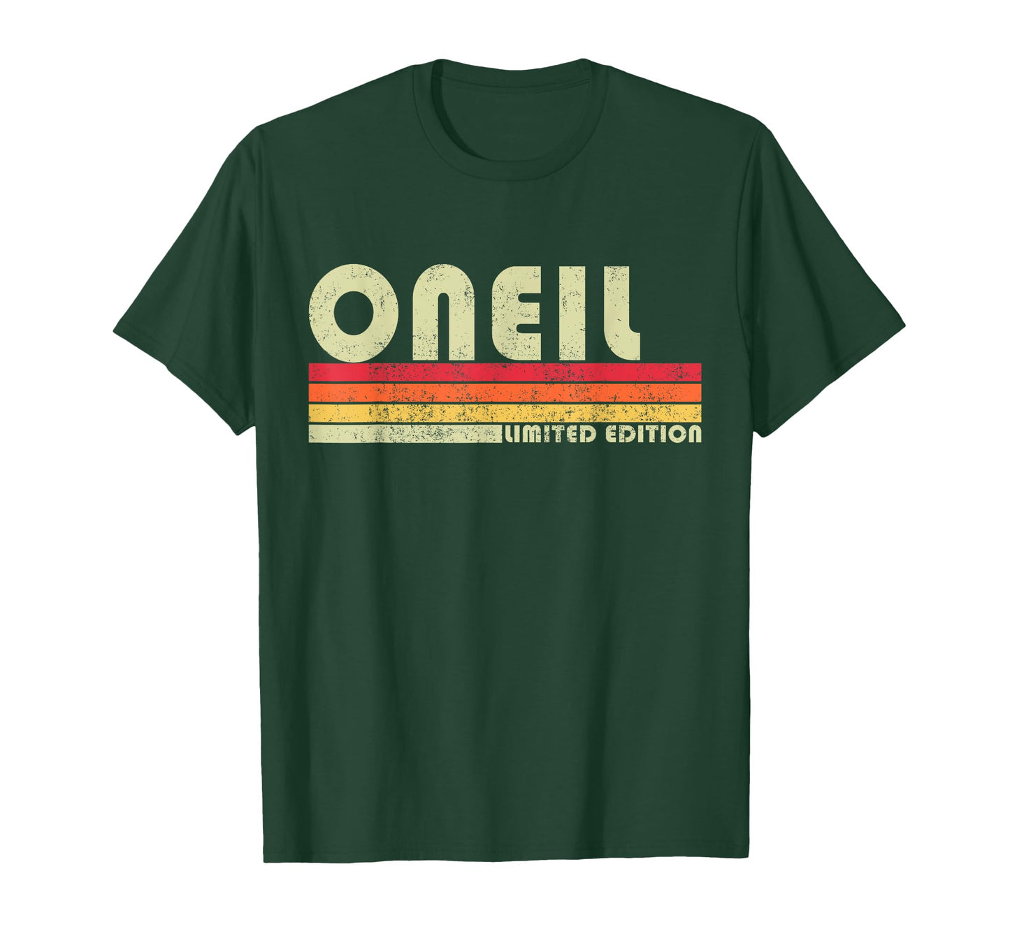 ONEIL Surname Funny Retro Vintage 80s 90s Gifts Men Women T-Shirt