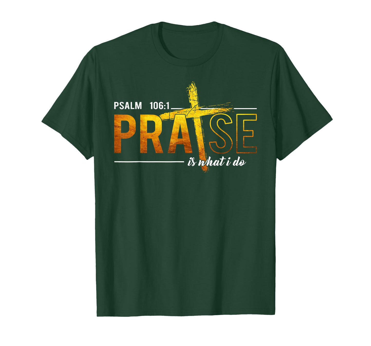 Psalm 100:1 Praise Is What I do Worship Christian T-Shirt