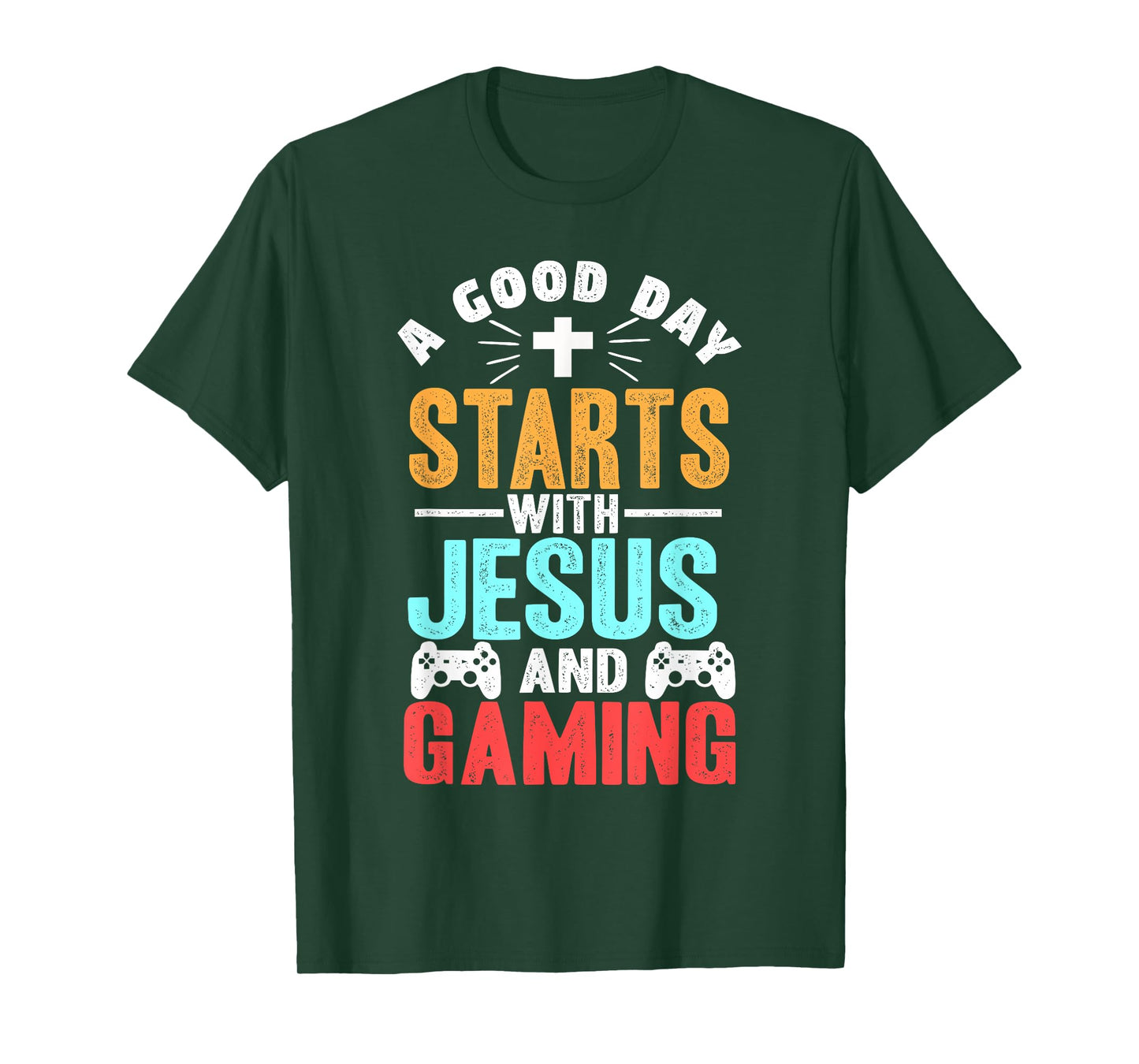 Funny Christian Jesus Gaming Gift for Christian Gamer T-Shirt