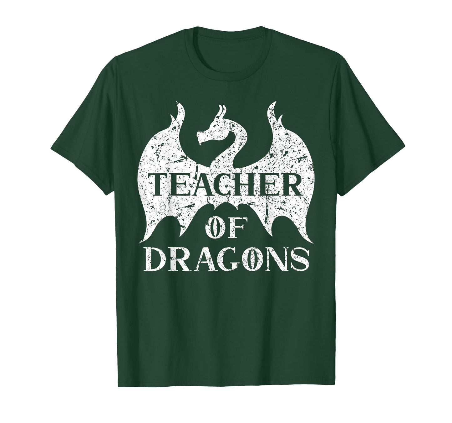 Vintage Teacher Of Dragons Funny Quotes Teacher Student T-Shirt for Men Women