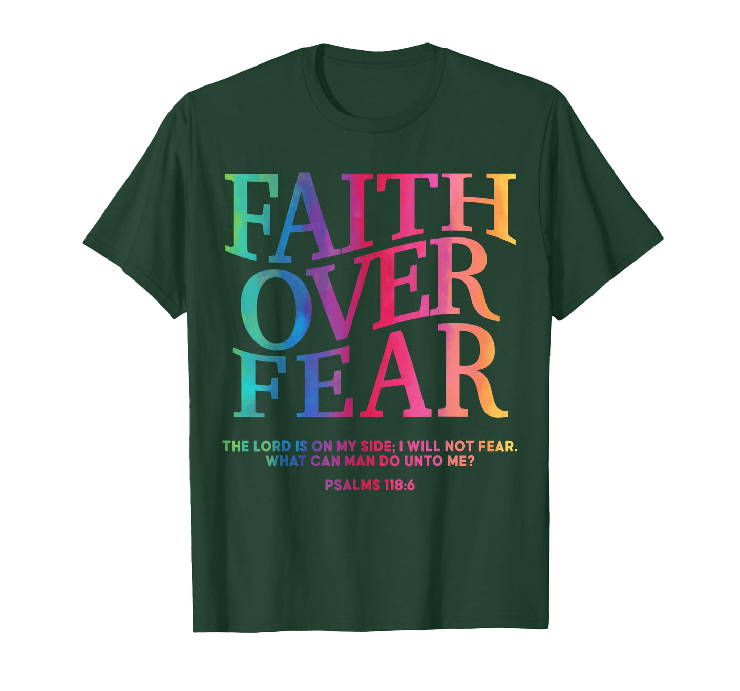 Faith Over Fear Jesus Toddler God Sister Daughter Son Father T-Shirt
