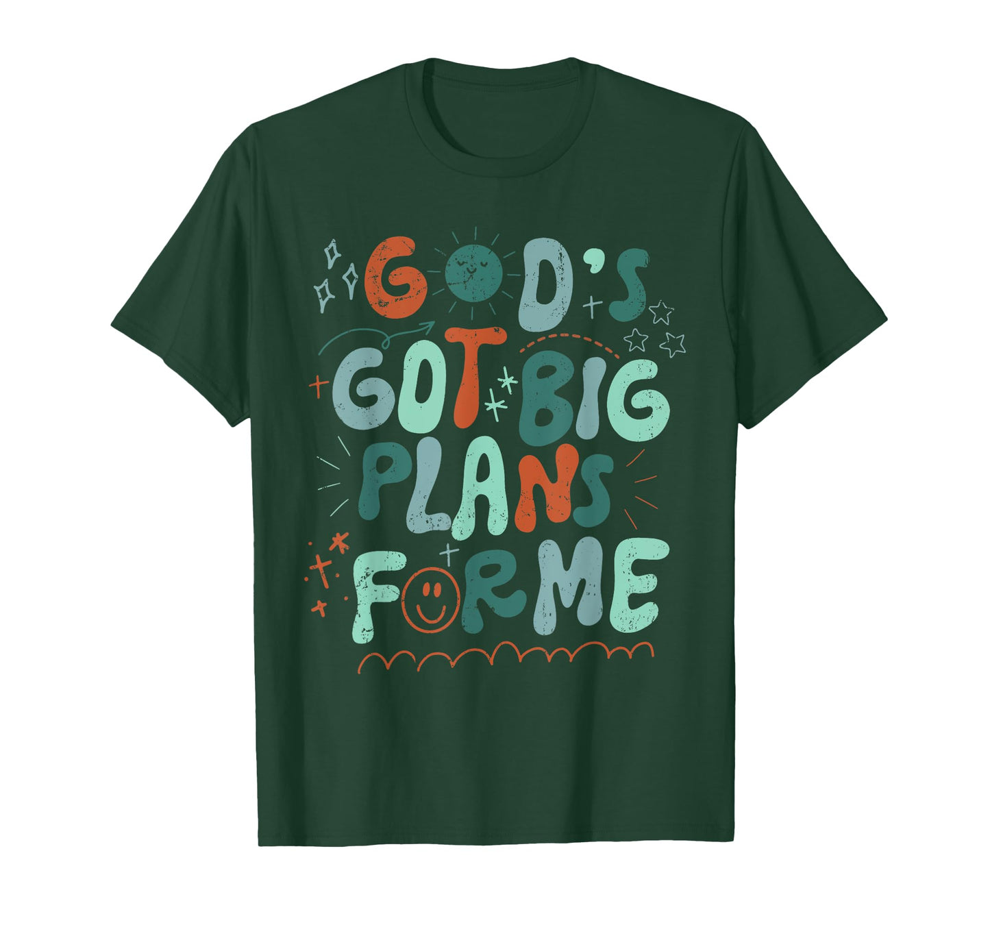 God's Got Big Plans For Me Religious Christian Prayer Gifts T-Shirt