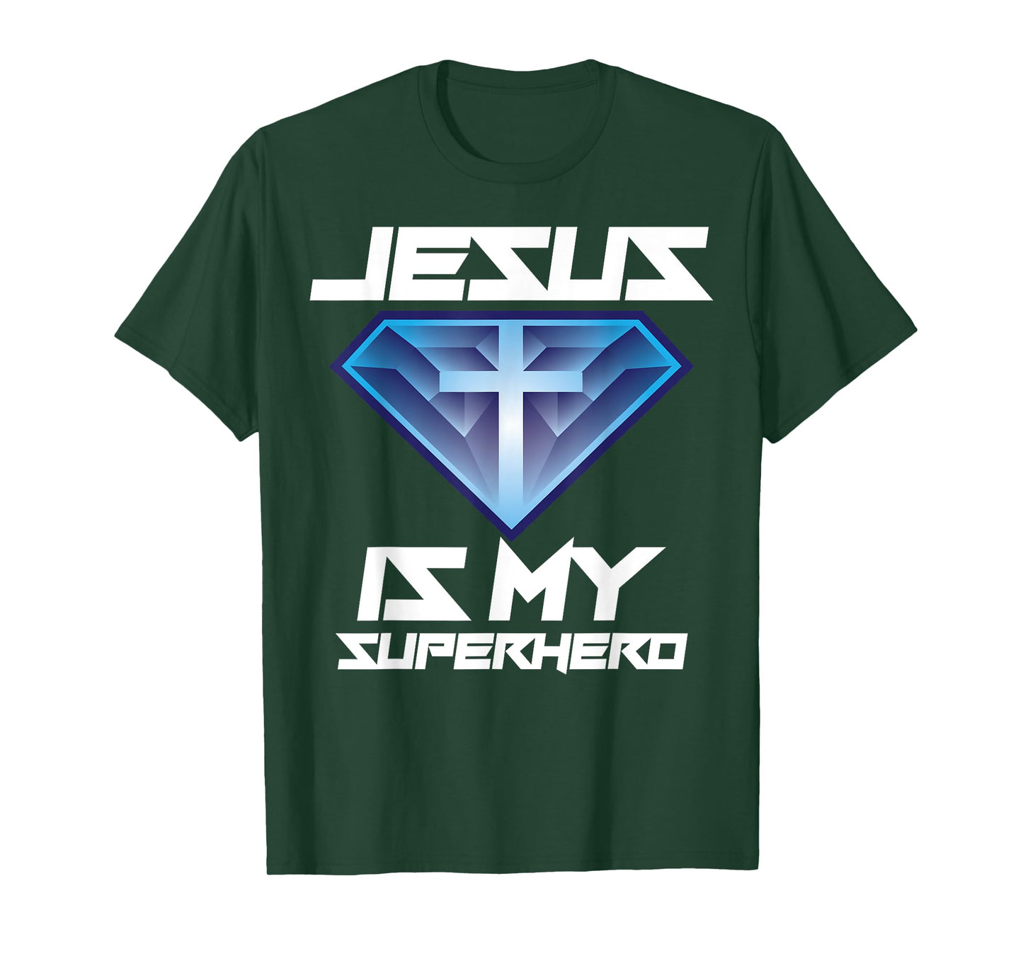 Jesus Is My Superhero Shirt | Cute Powerful Christian Gift T-Shirt