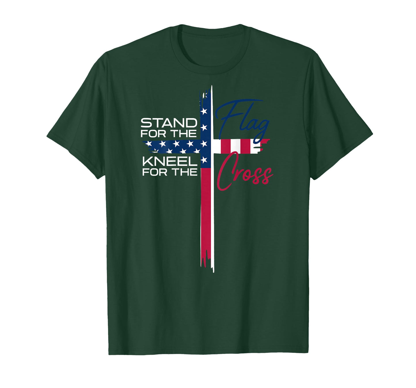 Stand for the Flag, Kneel for the Cross T-Shirt