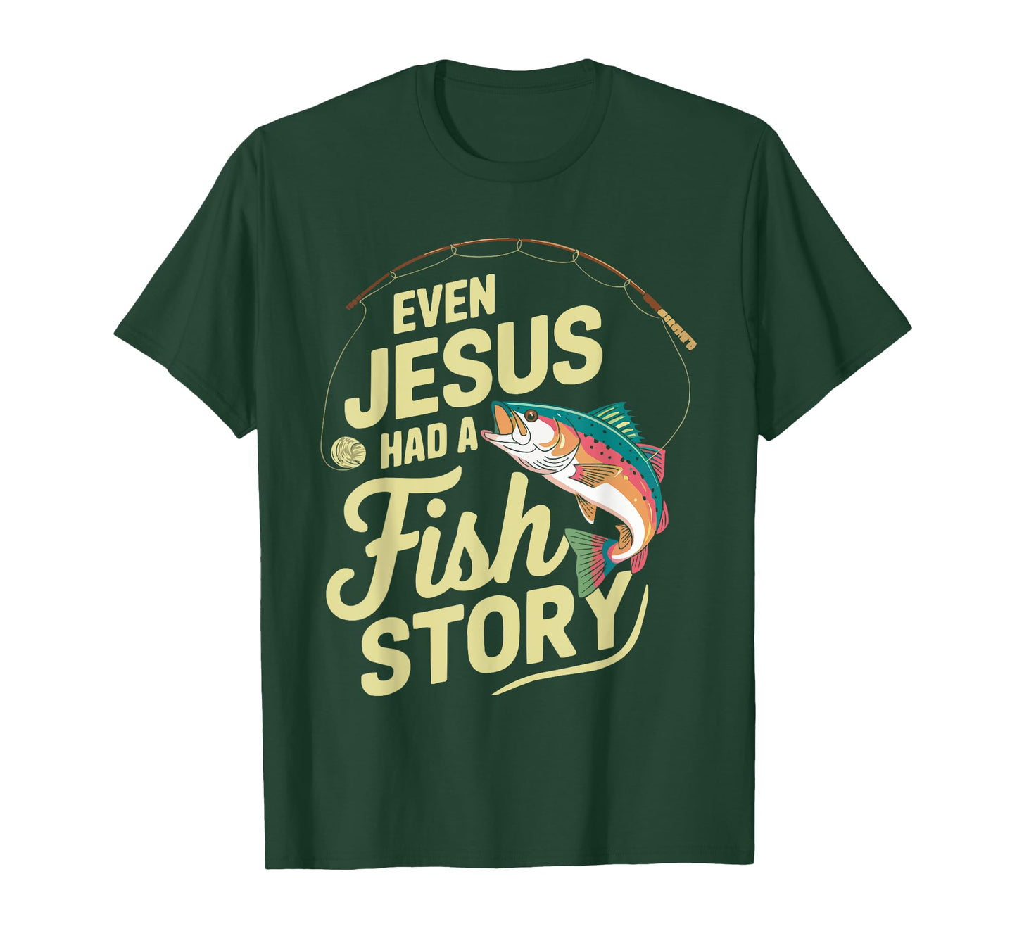 Fishing Jesus Christ Religion Christian Fisher Christianity T-Shirt