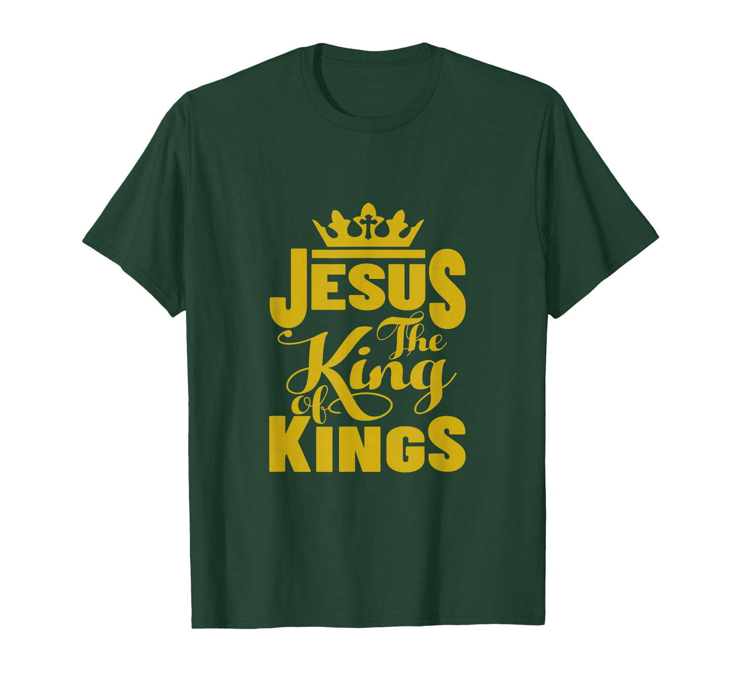 Jesus is My King – Bold Faith and Strength Design T-Shirt