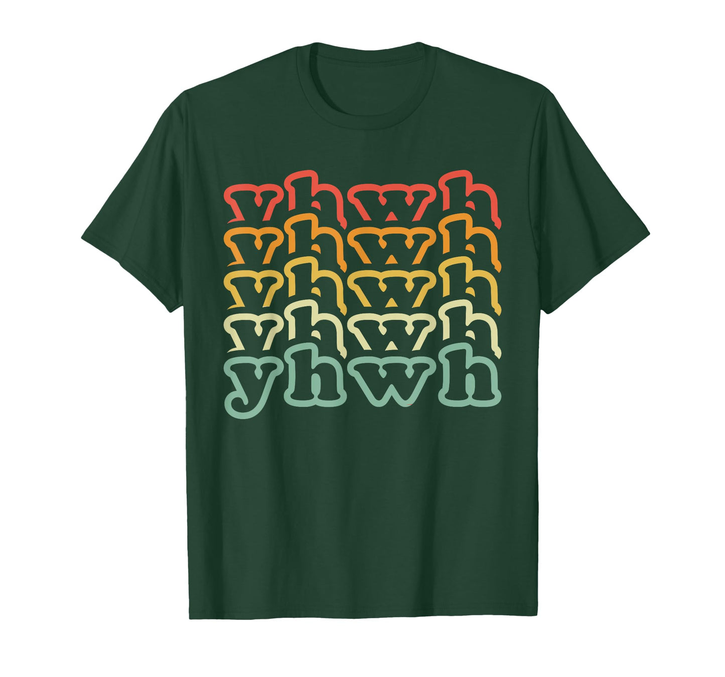 Yahweh Retro Christian Faith Believer Hebrew YHWH Yahweh T-Shirt