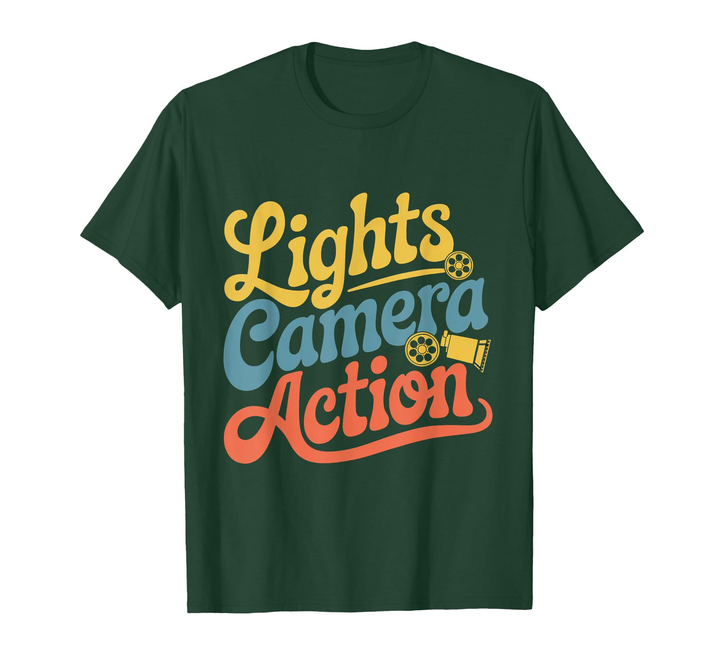 Director Film Crew Lights Camera Action Video Producer Quote T-Shirt
