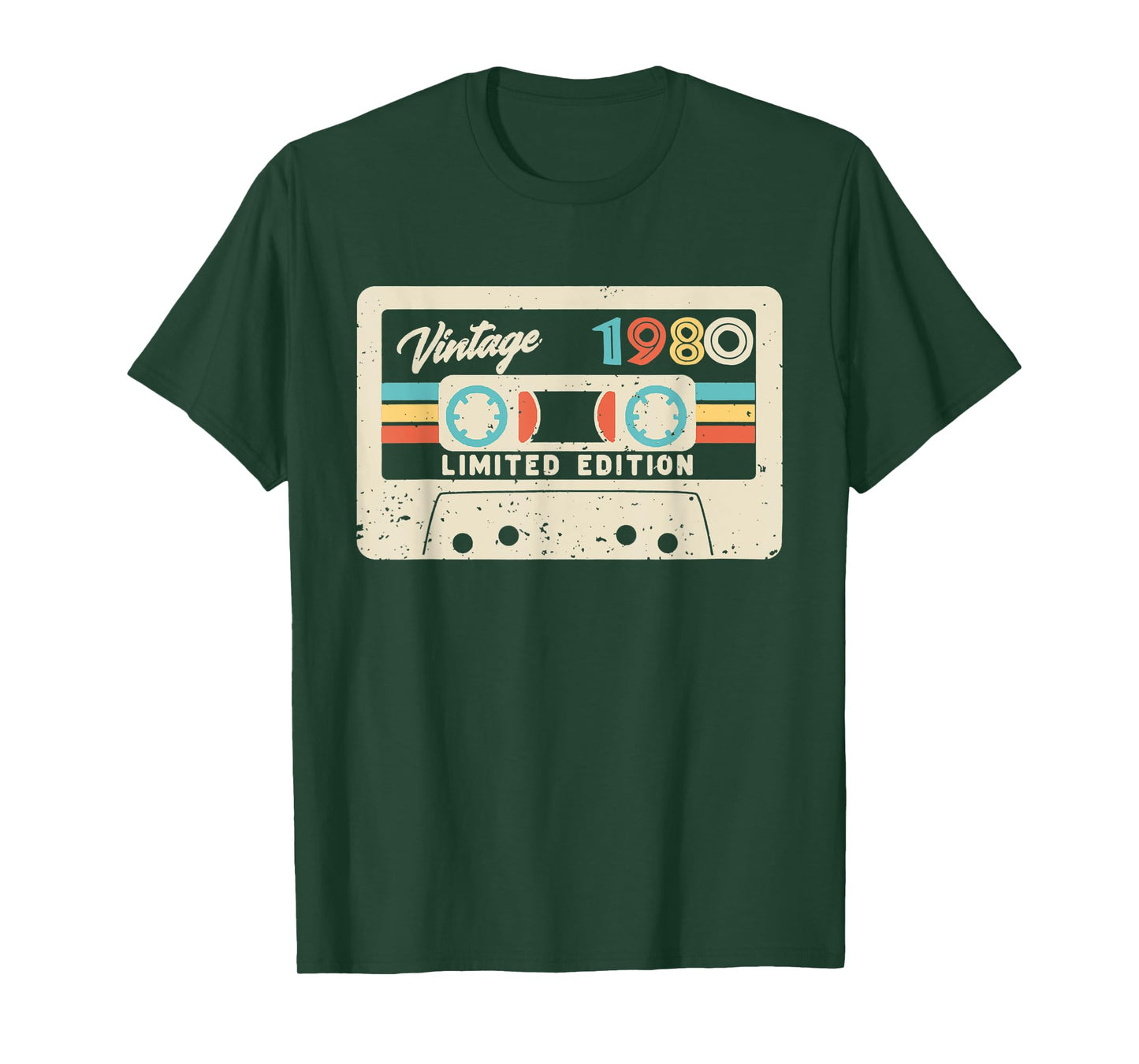 42nd Birthday Tee Gift Vintage 1980 Limited Edition Cassette T-Shirt