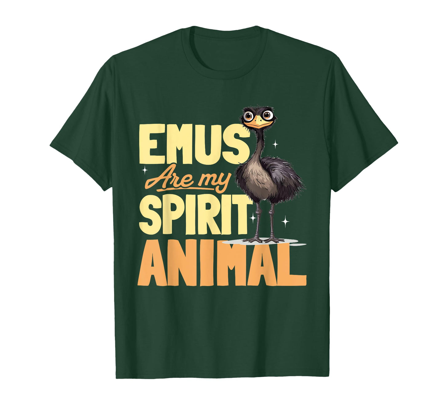 Funny Emu Animal Emus are my spirit animal T-Shirt