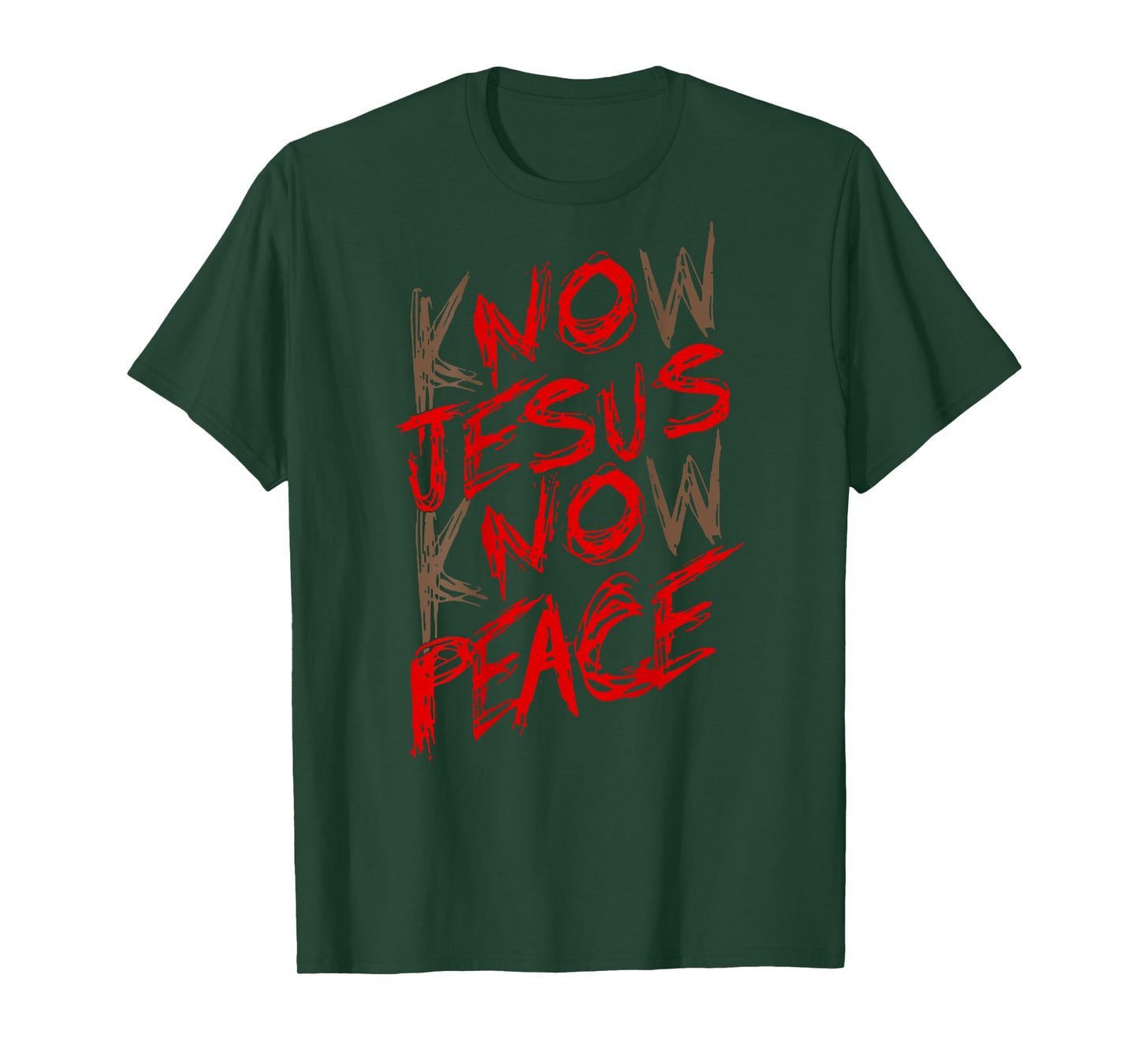 Know Jesus Know Peace (on back) T-Shirt