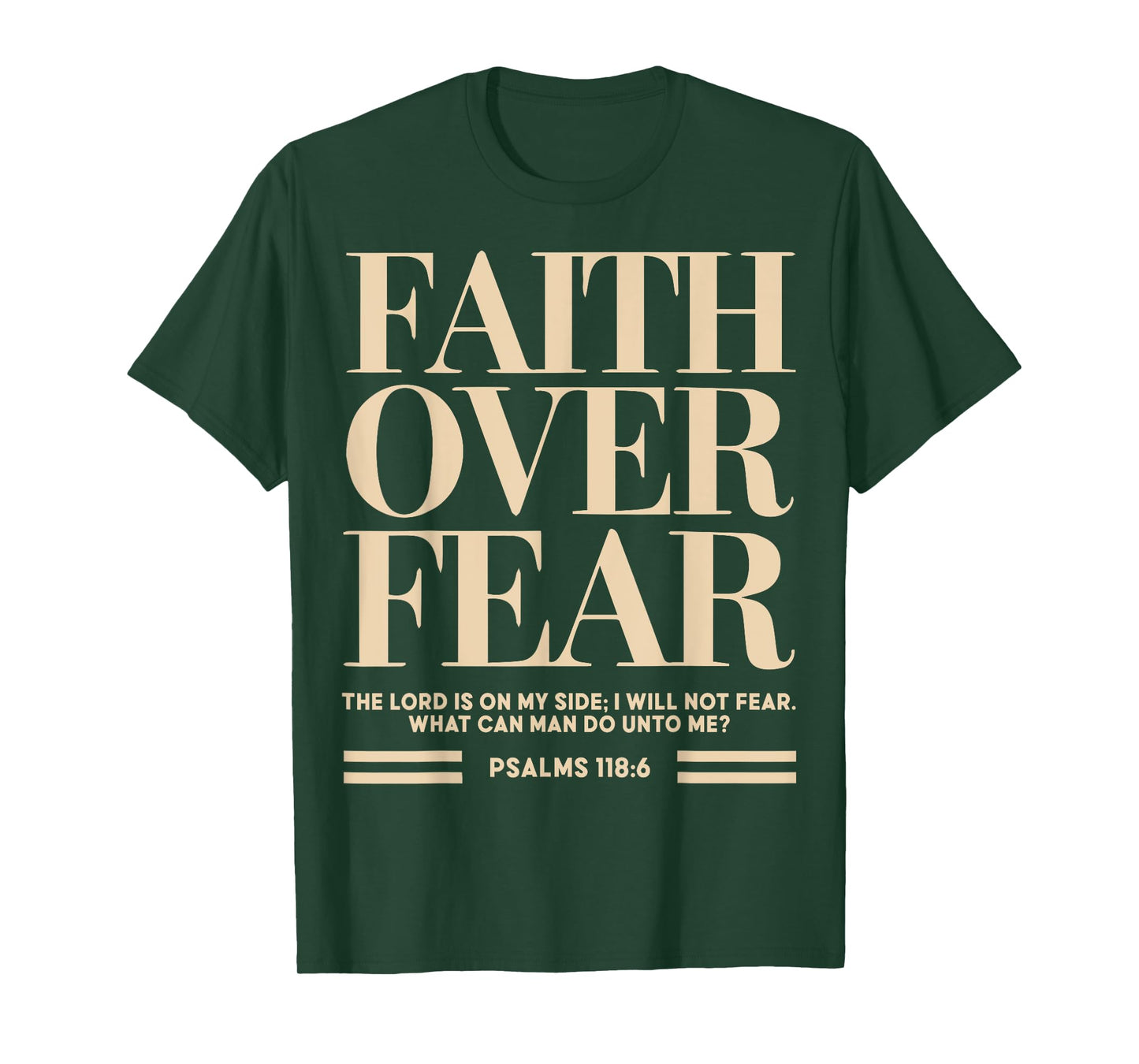 Faith Over Fear Christian Jesus Toddler God Son Sister Boys T-Shirt
