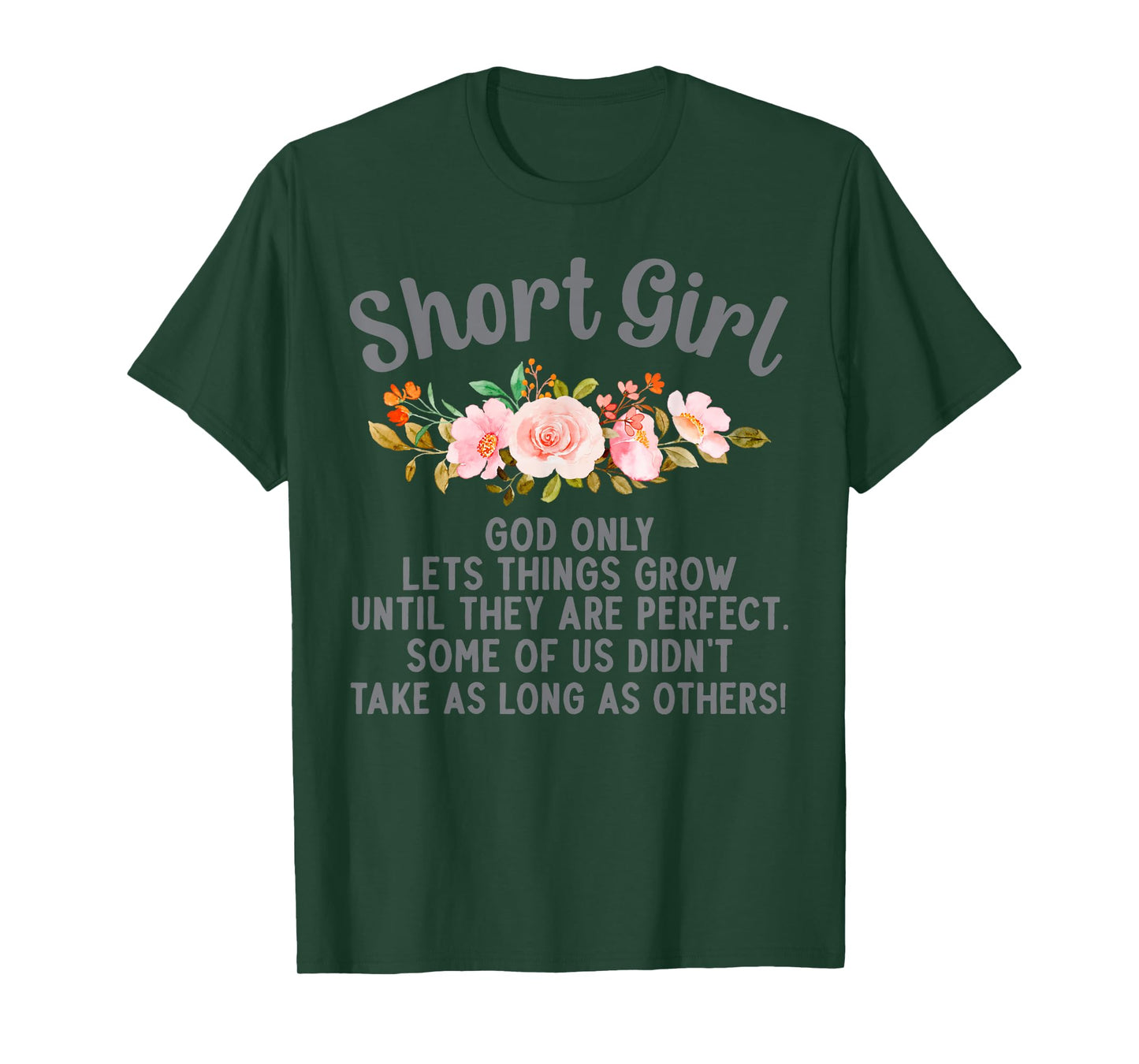Funny Short Girl Art For Women Mom Short People Short Girl T-Shirt