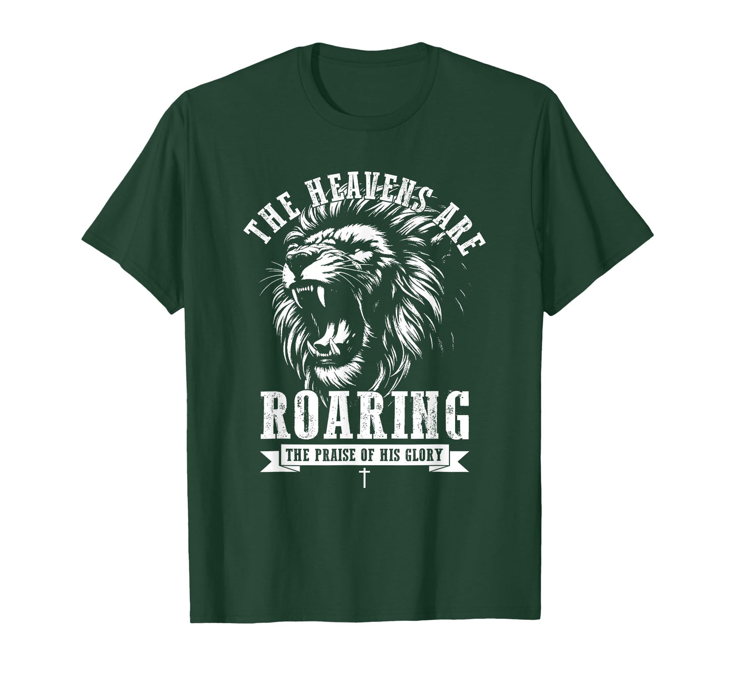 The Heavens Are Roaring, Retro Christian Bible Verse T-Shirt