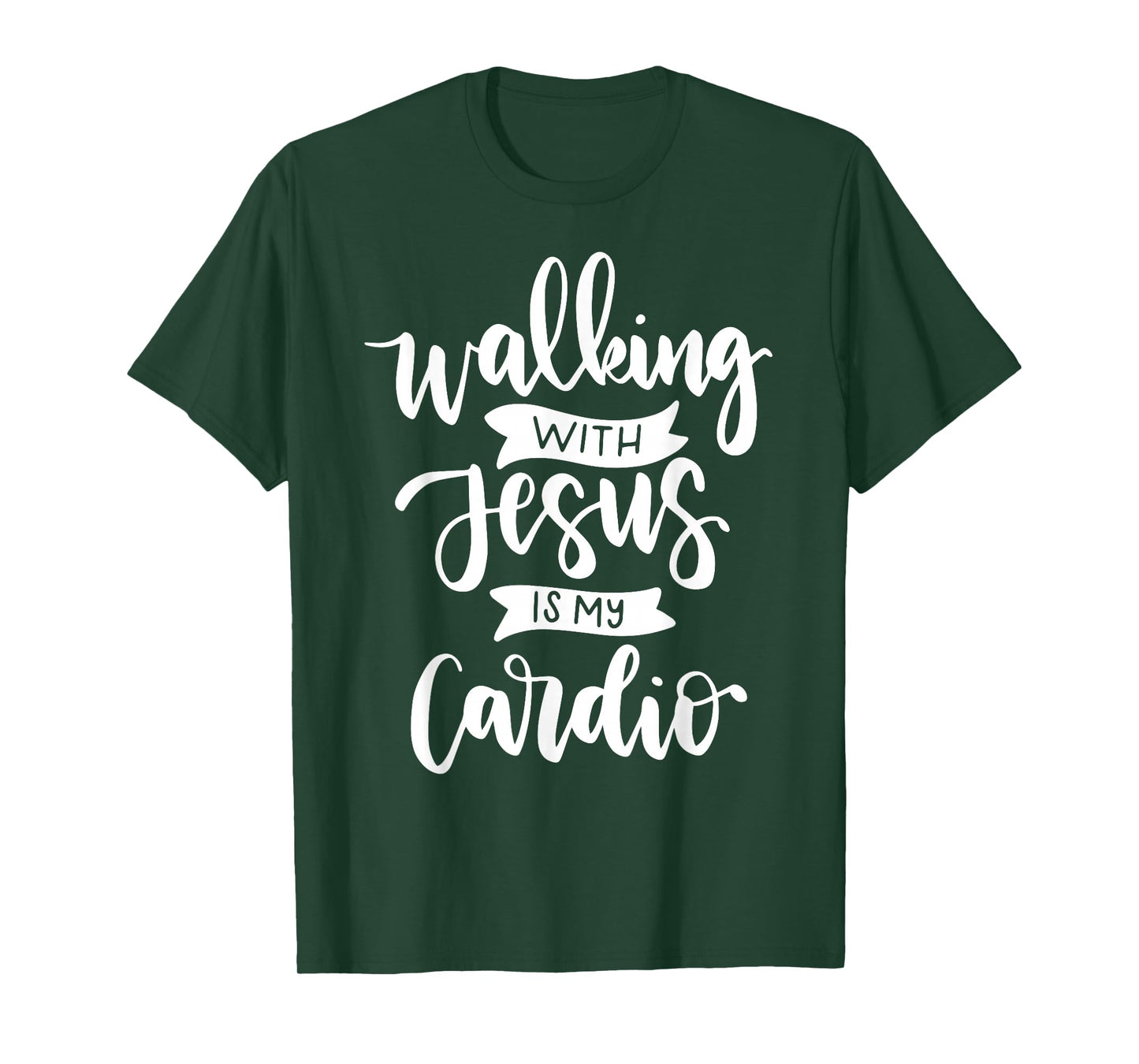 Walking with Jesus is My Cardio T-Shirt