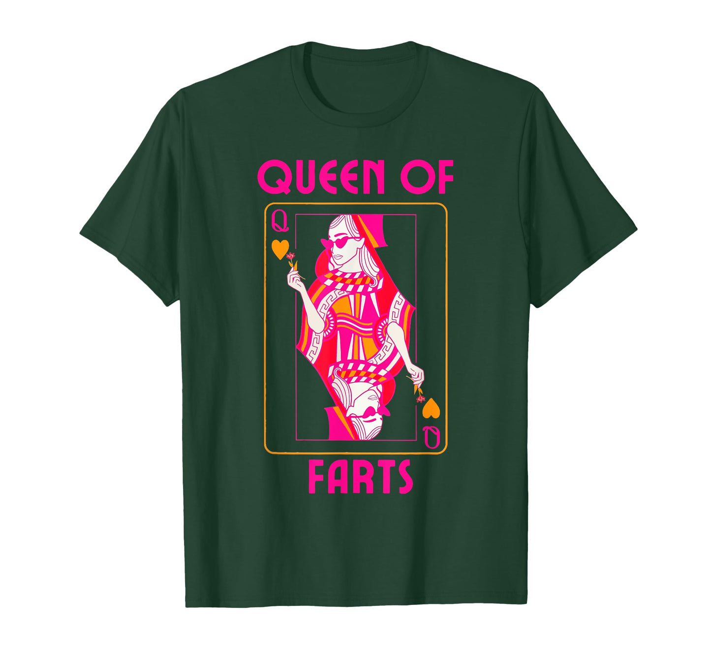 Queen of Farts Embarrassing Joke Adult Humor Men Women T-Shirt