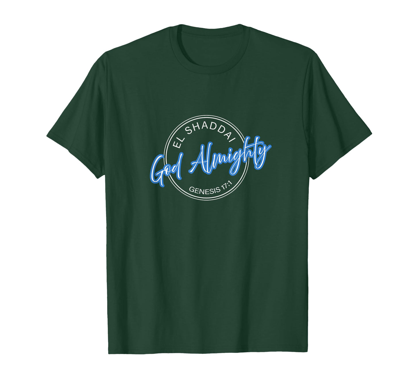 El Shaddai, Almighty God, Men, Women and Youth T-Shirt