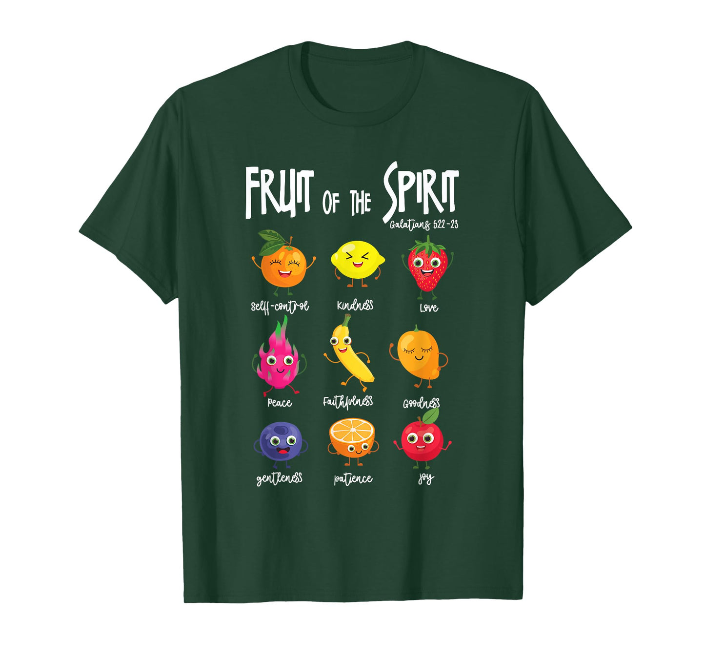 Fruit Of The Spirit Christian Faith Jesus God Lover T-Shirt