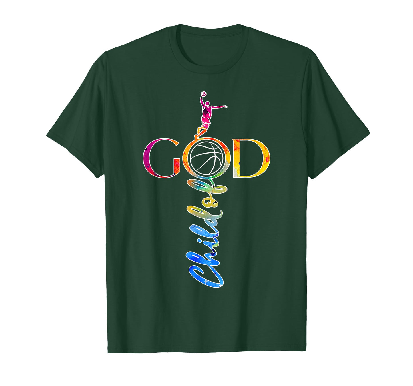 Religious Jesus Basketball Child of God Basketball T-Shirt