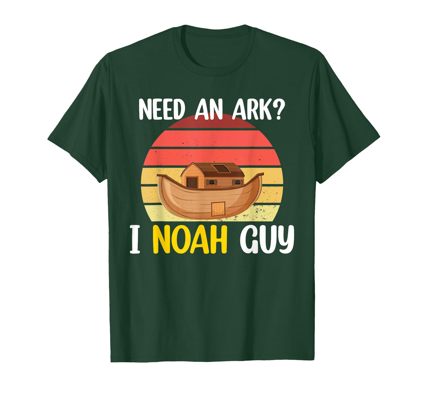 Need An Ark? I Noah Guy Christian Religious Funny Humor Tee T-Shirt