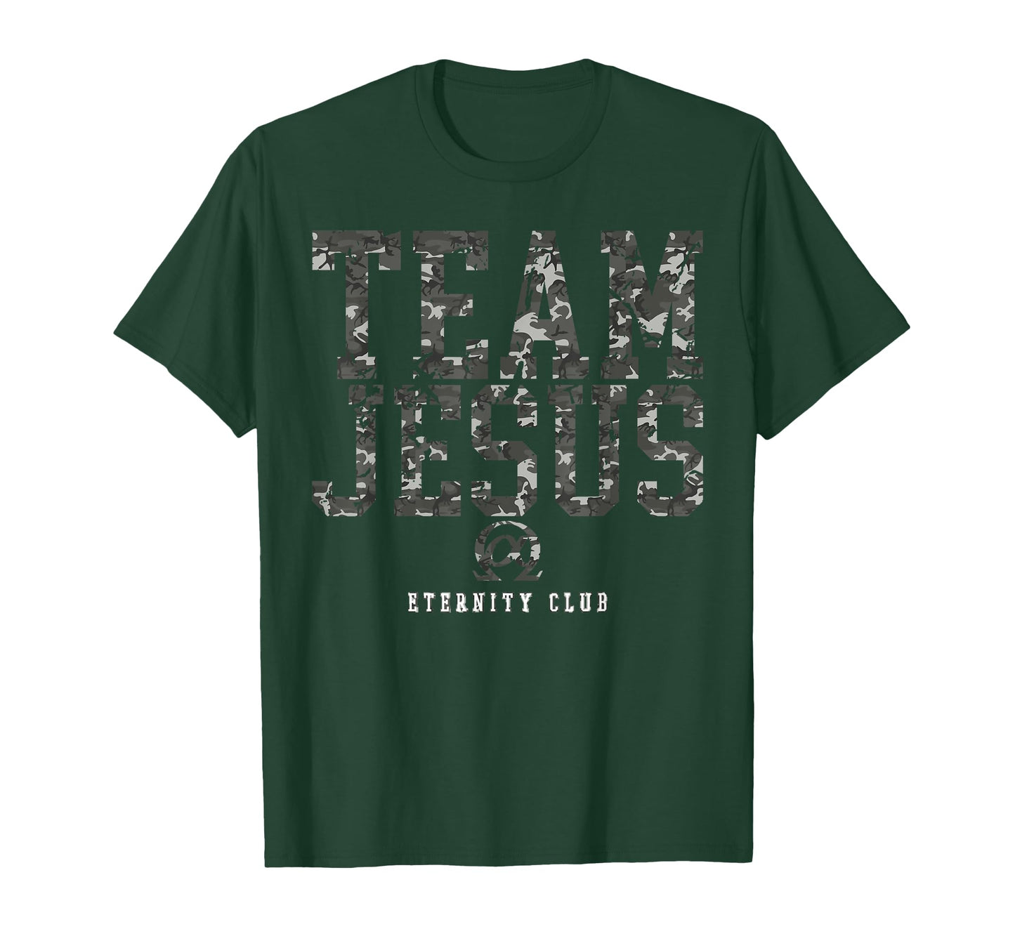 Team Jesus Christ EternityClub CAMO Christian Christmas Gift T-Shirt