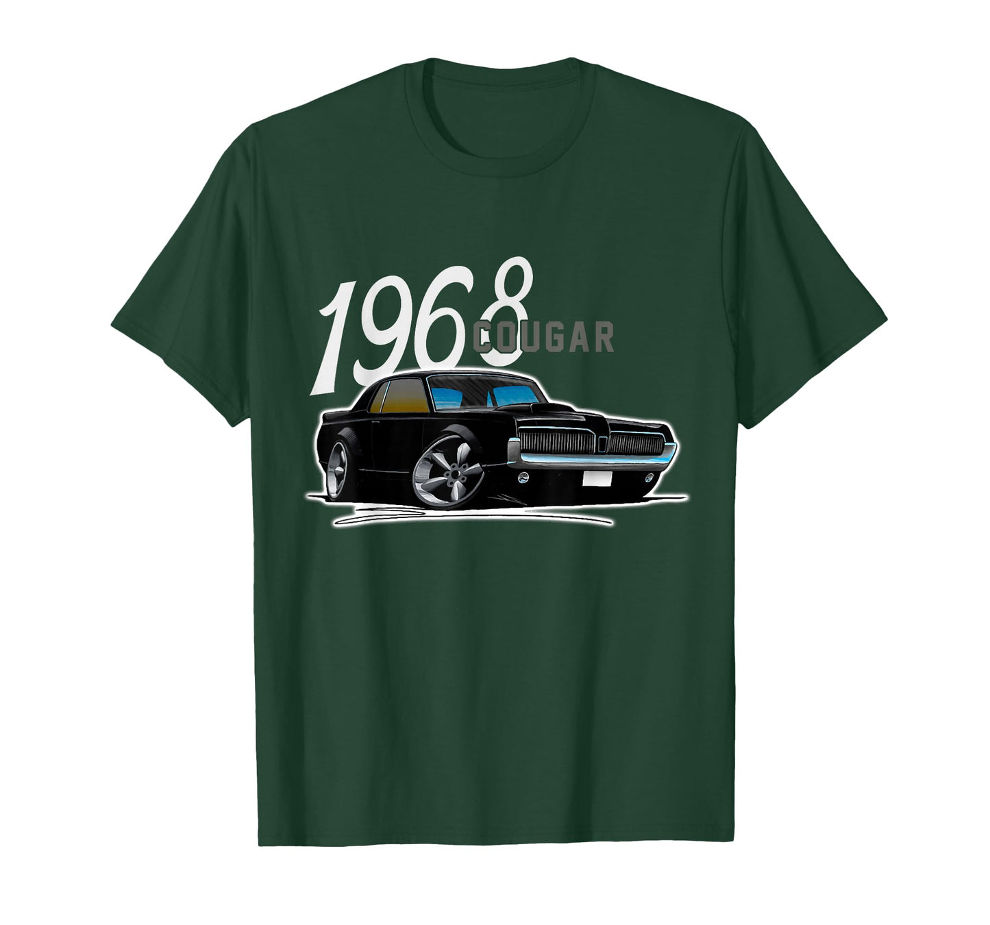 1968 68 Mercury classic Cougar Vinatge cars T-Shirt
