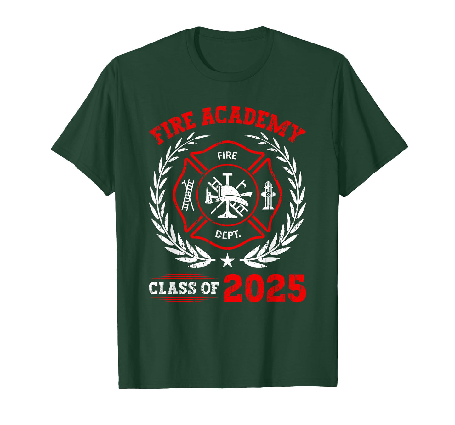 Fire Academy Class Of 2025 Graduation Future Firefighter T-Shirt