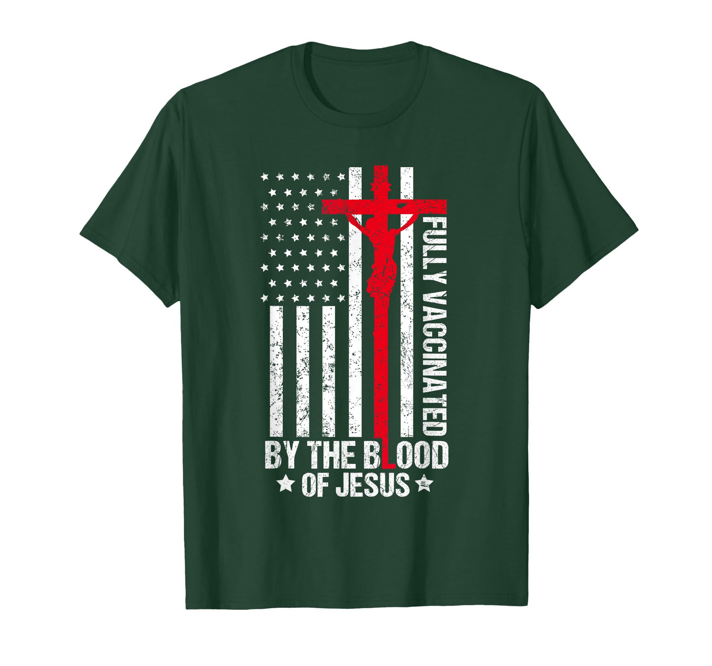 Fully Vaccinated By The Blood Of Jesus Christian Women Men T-Shirt
