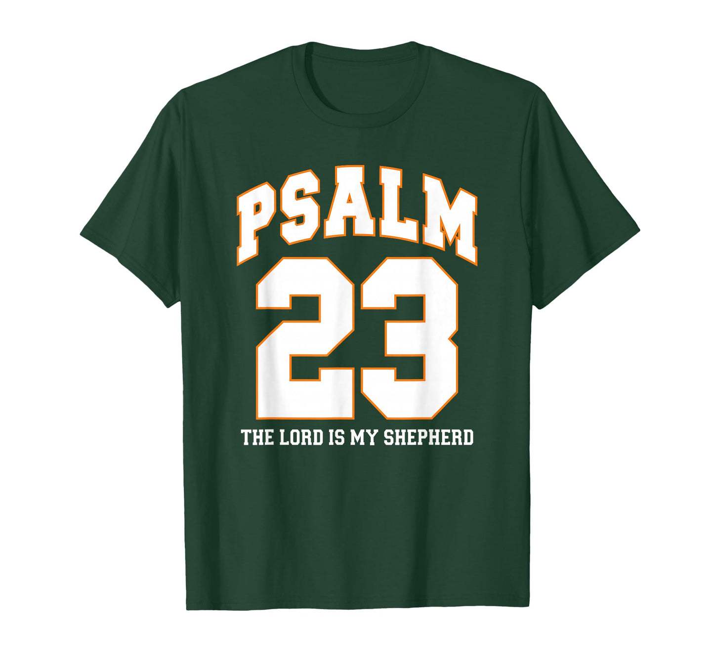 Sports Fan, Psalm 23 The Lord is My Shepherd Christian Faith T-Shirt