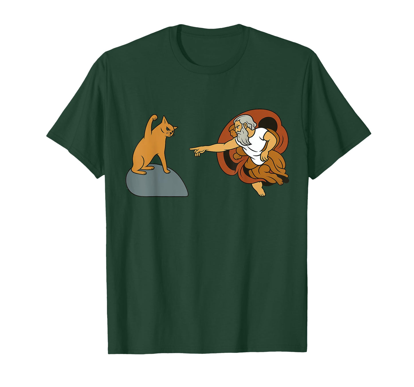 Funny Cat Lovers Creation Parody T-Shirt