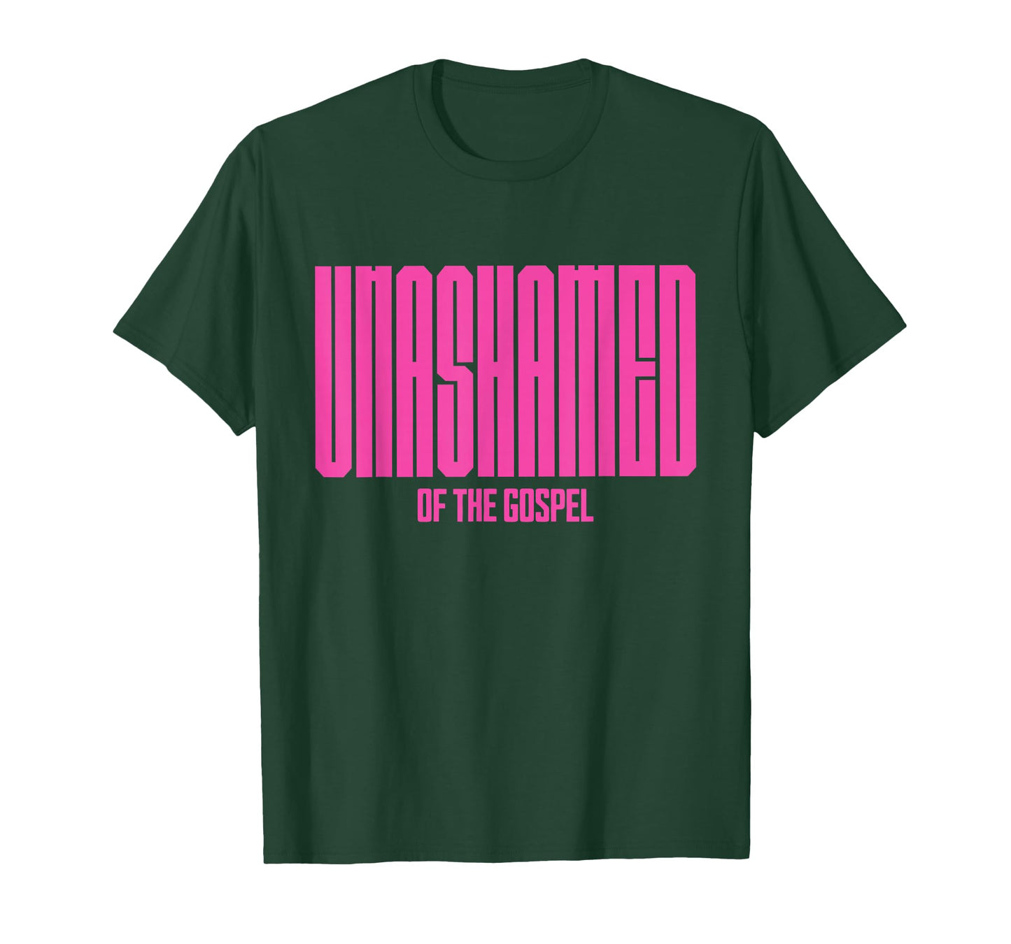 Unashamed of the Gospel Christian Faith bible Romans 1:16 T-Shirt