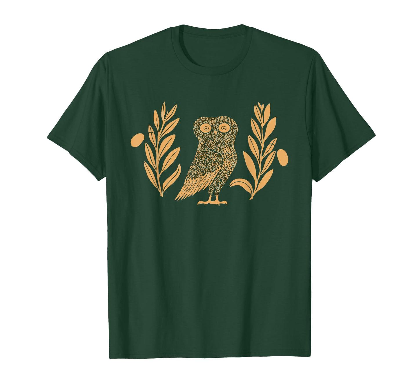 Owl of Athena Greek Mythology Ancient Goddess Athena T-Shirt