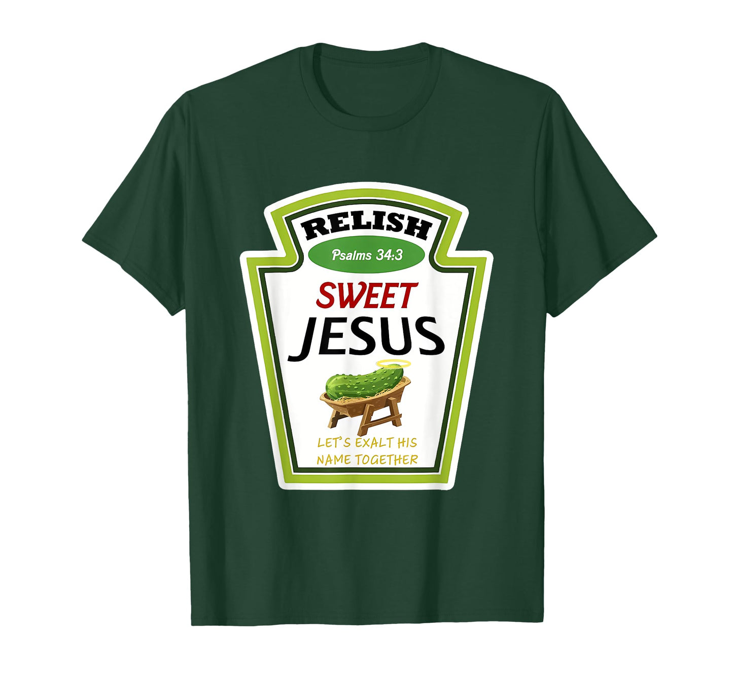 Relish Sweet Jesus Funny Christian Parody T-Shirt