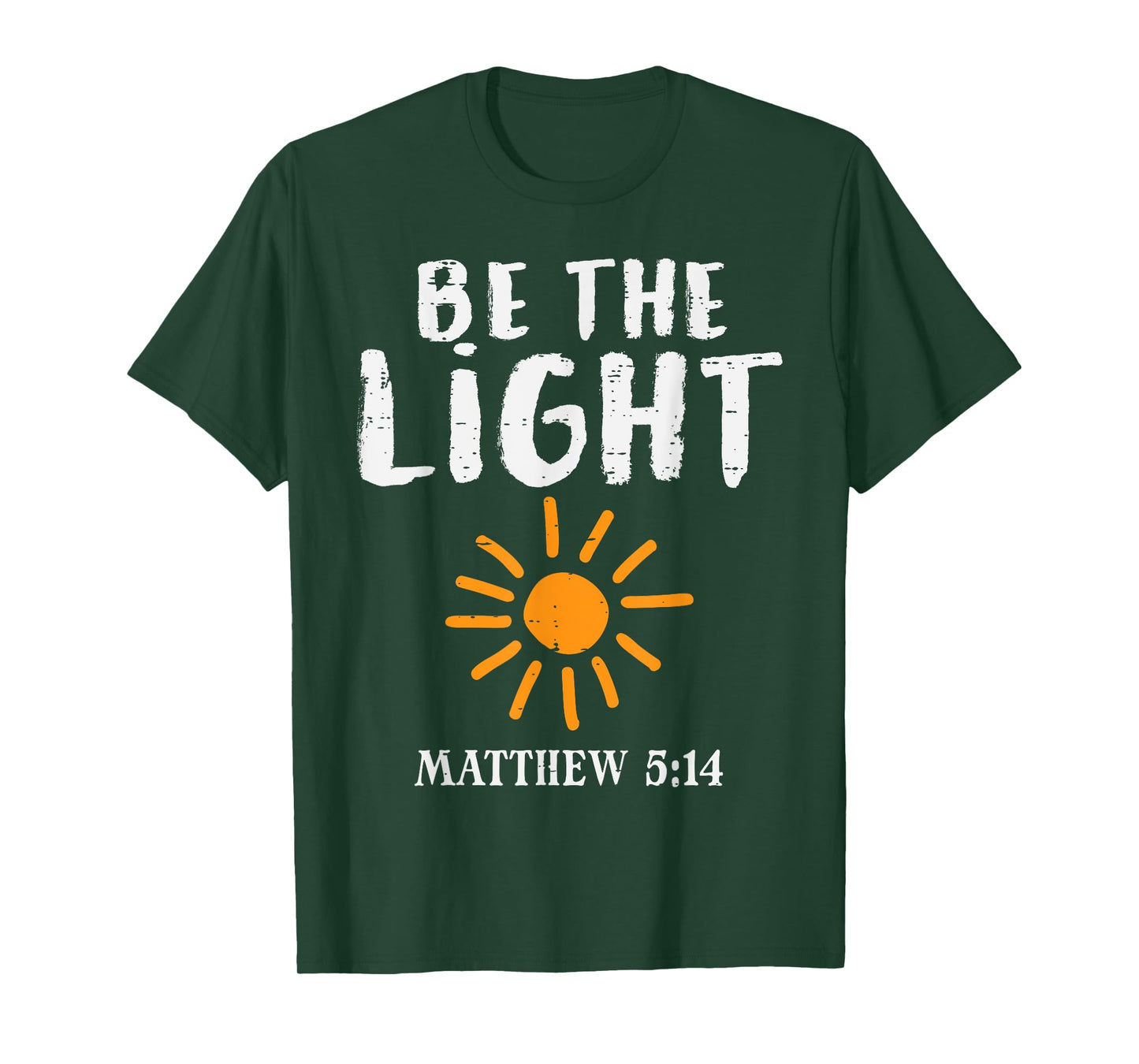 Be The Light Sun Matthew 5:14 Bible Christian Men Women Kids T-Shirt