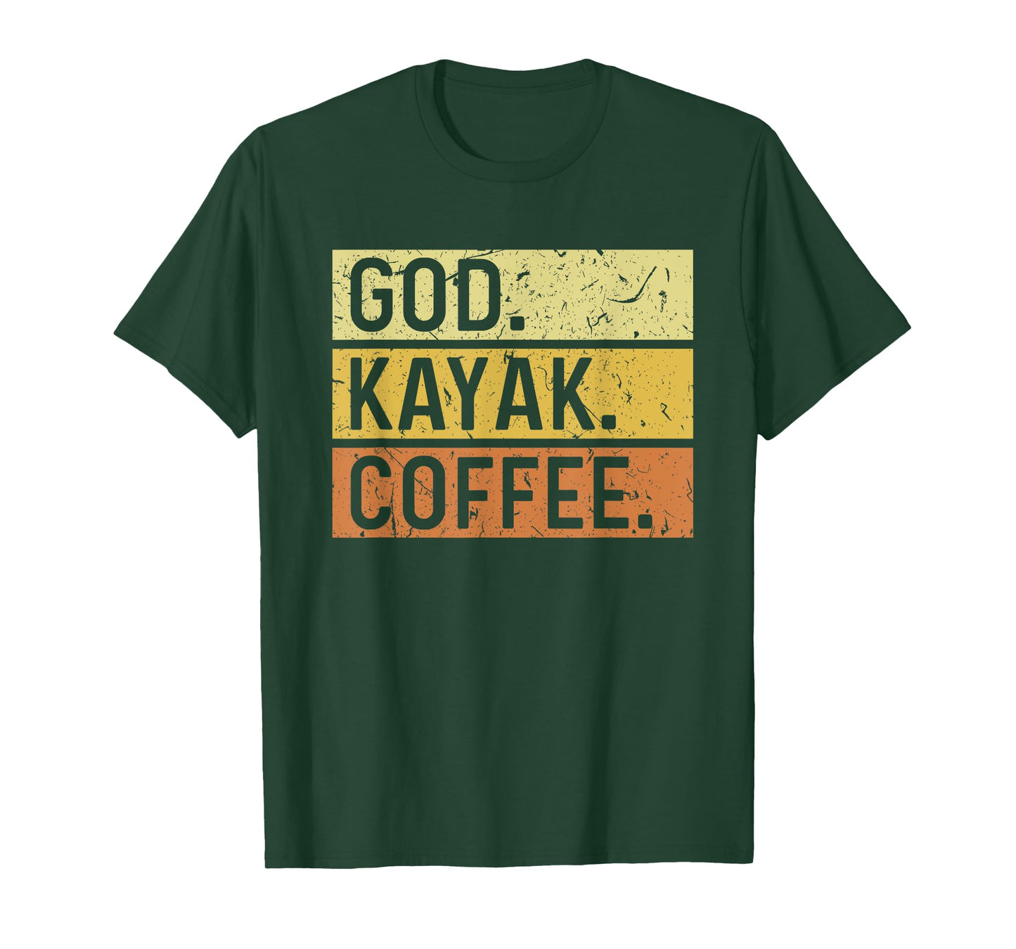 God Kayak Coffee Jesus Kayaking Kayaker T-Shirt
