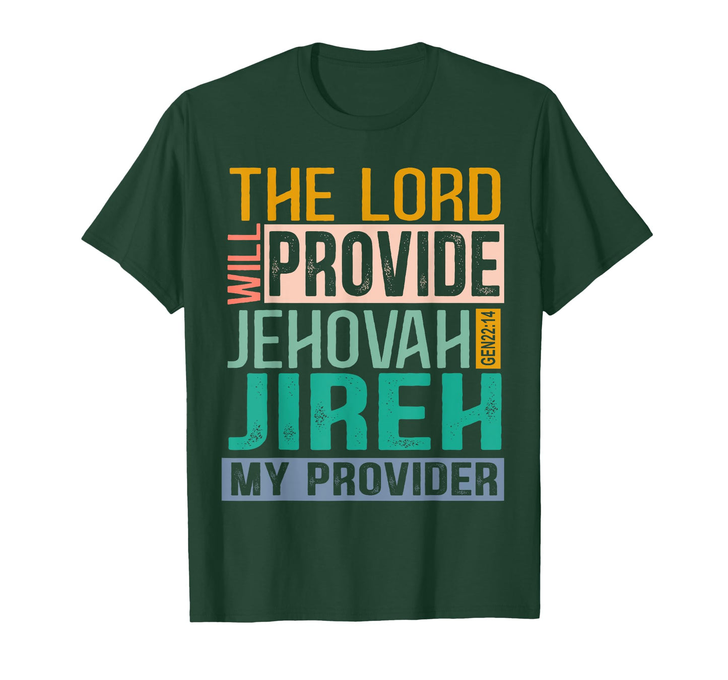 The Lord Will Provide Jehovah Jireh My Provider Vintage Tee T-Shirt