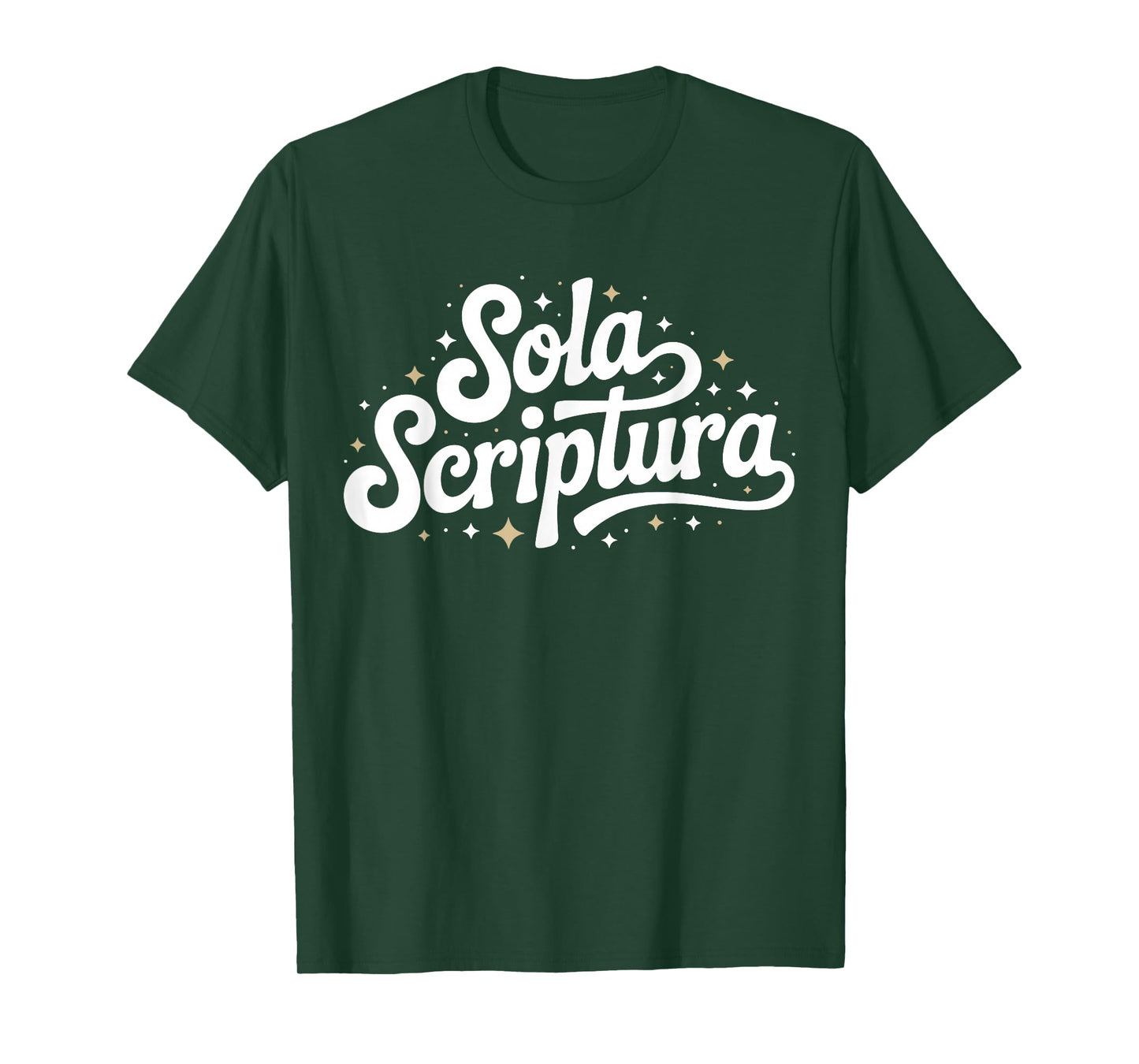Retro Sola Scriptura Reformed Christian Theology Design T-Shirt